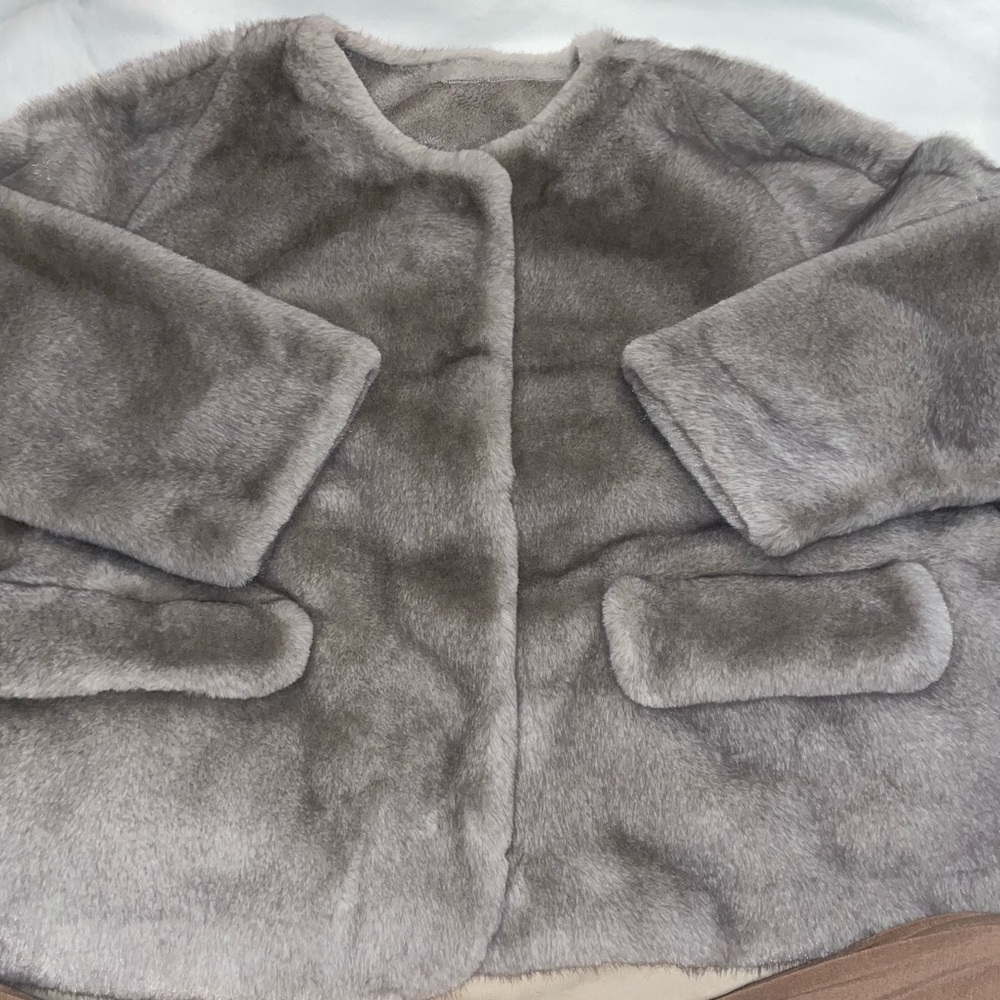 Faux fur jacket